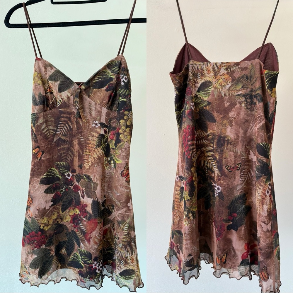 Urban Outfitters Brown Floral Dress